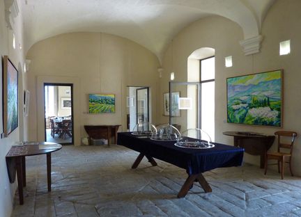 Frans van Veen - Peintre paysagiste - Exposition à la Maison de la Truffe et du Vin - Ménerbes - Vaucluse - 2013