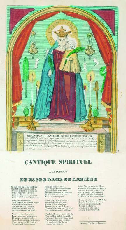 Image pieuse de Notre-Dame-de-Lumires  Goult
