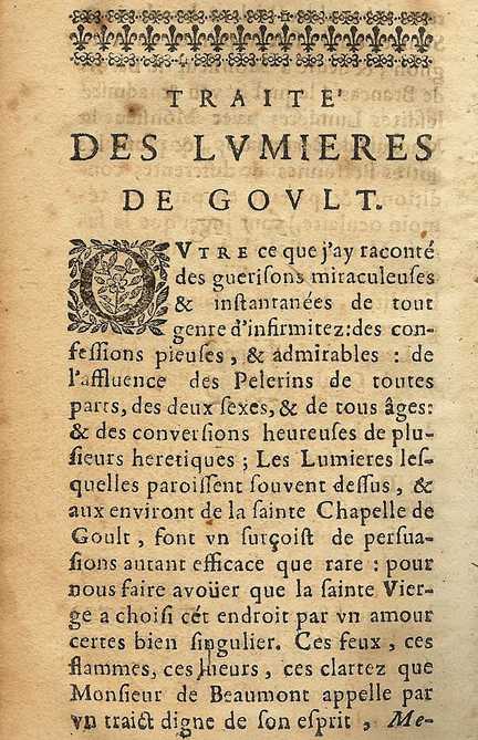 Le Saint Plerinage de N. D. de Lumires de Goult - 1661