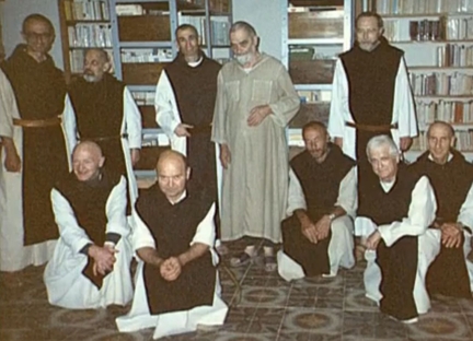 Communaute de moines trappistes de Tibhirine en 1996