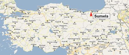 Monastre de Sumela, province de Trabzon en Turquie