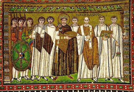 L'Empereur Maximianus - Mosaique à San Vitale - Ravenne