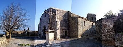 église de Ménerbes en Vaucluse