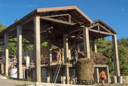 Distilleries de La Ferme du Rioux - Route de Grioux à Valensole, commune du département des Alpes-de-Haute-Provence