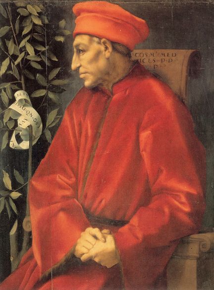 Cosimo de' Medici peint par Pontormo