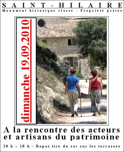 Journée du patrimoine 2010 à l'abbaye Saint-Hilaire