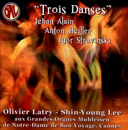 Trois Dances - Olivier Latry, Shin-Young Lee, organistes - Jehan Alain, Anton Heiller et Igor Stravinski - BNL 2013