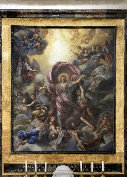 Église des Chartreux de Marseille, Madeleine enlevée par les anges, Michel Serre, 1684 - Travaux de restauration réalisés par l'Atelier Lutet Toti, 2015-2016