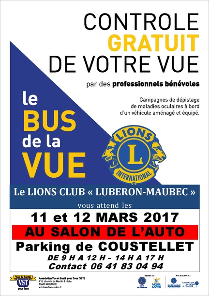 2017, Salon de l'auto du Luberon organisé par le Lions Club Luberon Maubec