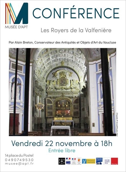 2019 11 22 - Musée d'Apt, conférence : Les Royers de La Valfenières
