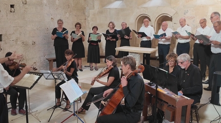 2025 08 31 Abbaye Saint-Hilaire - Concert Gaudete en clture du stage d't