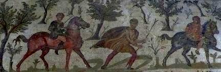 champ d'oliviers - mosaïque du musée Bardo - Tunis