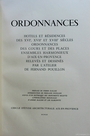 Ordonnances - Fernand Pouillon, 1953
