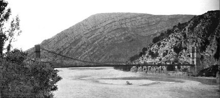 V. 1905 - Pont de Mirabeau sur la Durance - Communes de Mirabeau (IA84000136) et de Jouques (PA00081293)