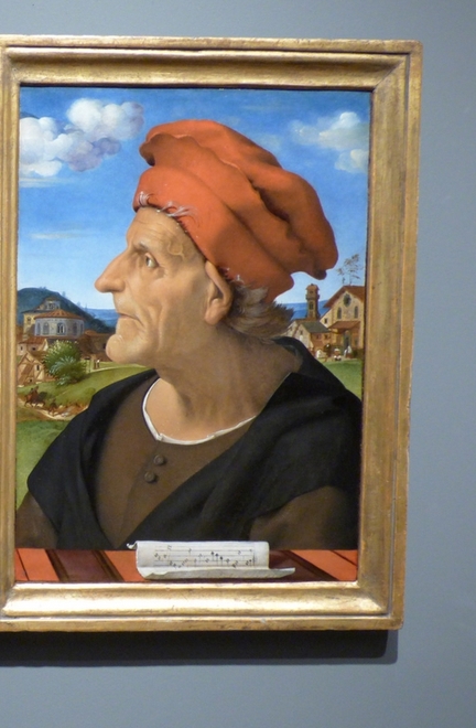 Diptyque: Portrait de Francesco da Sangallo, père de Giuliano da Sangallo (1482-1485), huile sur panneau bois, 47,5 cm x 33,5 cm, Rijksmuseum, Amsterdam - Pays-Ba