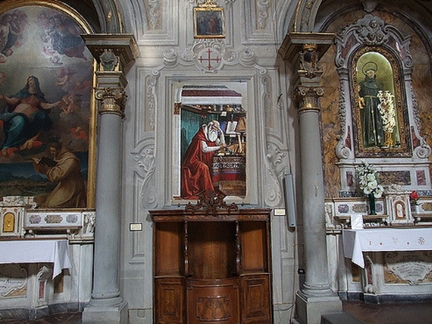 Saint Jérôme (1480), fresque, église Ognissanti, Florence - Italie