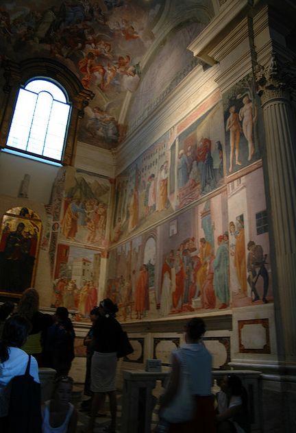 Chapelle Brancacci, église Santa Maria del Carmine, Florence - Italie