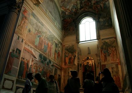 Chapelle Brancacci, église Santa Maria del Carmine, Florence - Italie