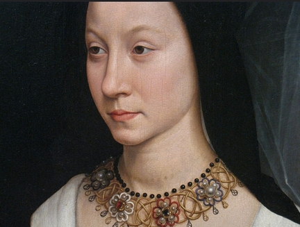 Maria Portinari [Maria Maddalena Baroncelli] (1470), huile sur panneau bois, 42,2 x 32,1 cm, Metropolitan Museum of Art, New York - USA