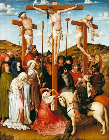 Crucifixion (1425), 119 x 92 cm, Musée Narodowe w Poznaniu, Poznań - Pologne