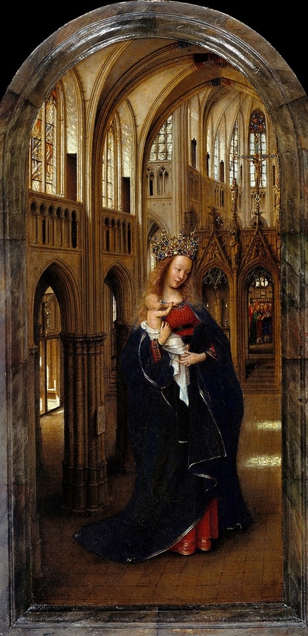 La Vierge à l'enfant dans l'église (1438-1440), Gemäldegalerie, Berlin - Allemagne