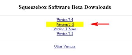 Squeezebox Software Beta Downloads