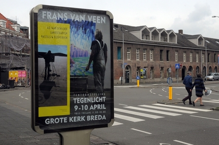 Exposition Frans van Veen à l'église Notre-Dame, Bréda, Pays-Bas, avril 2016