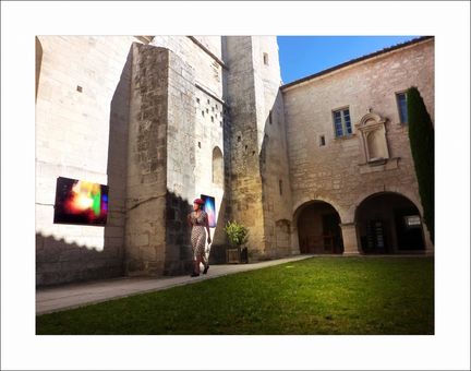 Pierre Quertinmont - Digital Art - photo réalisée à l'abbaye Saint-Hilaire - Vaucluse - France