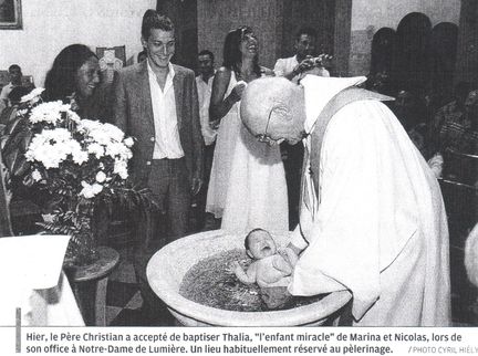 21 août 2011 - Baptême de Thalia
