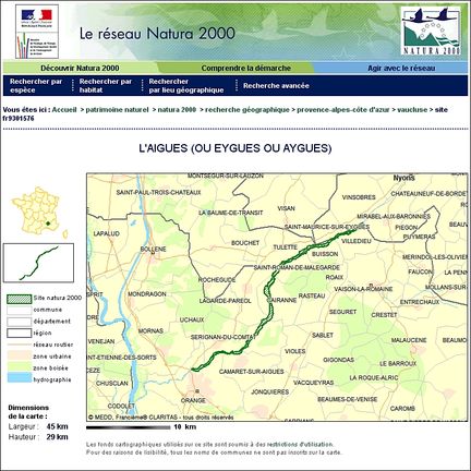 Natura 2000 - Aigues