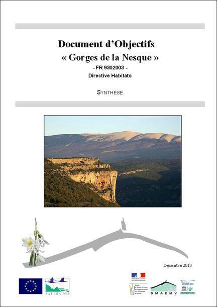 Natura 2000 - Gorges de la Nesque
