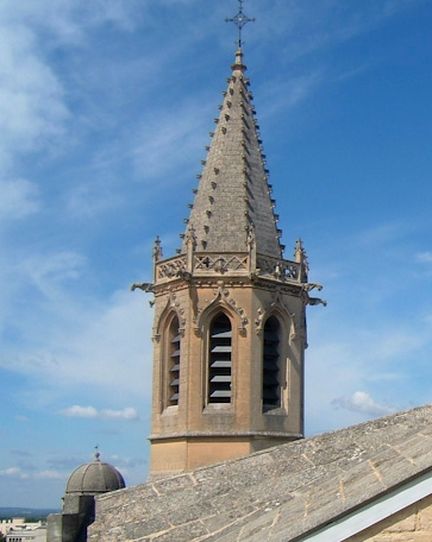Clocher et coupole de la cathédrale Saint-Siffrein à Carpentras - Vaucluse
