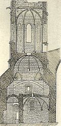 Coupe du clocher de la cathédrale Saint-Siffrein à Carpentras - Vaucluse