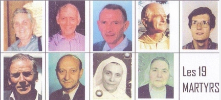 Oran (Algérie), 08 décembre 2018, béatification des 19 martyrs d'Algérie tués entre 1994 et 1996