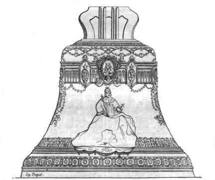 Tsar Kolokol - gravure du XIXe