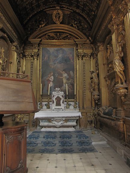 Chapelle de la Vierge mourante - collégiale Notre-Dame des Anges à l'Isle-sur-la-Sorgue - Vaucluse