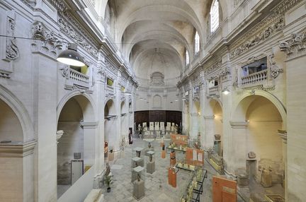 Nef de la chapelle du collège des Jésuites - actuel Musée Lapidaire - Avignon - Vaucluse