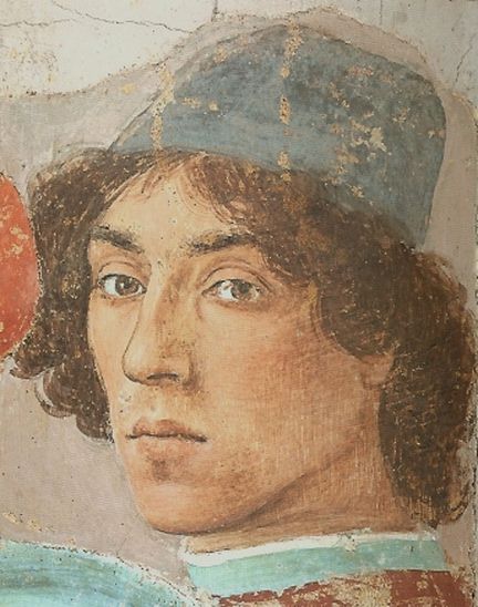 Autoportrai - Filippino Lippi - Chapelle Brancacci - Santa Maria del Carmine - Florence