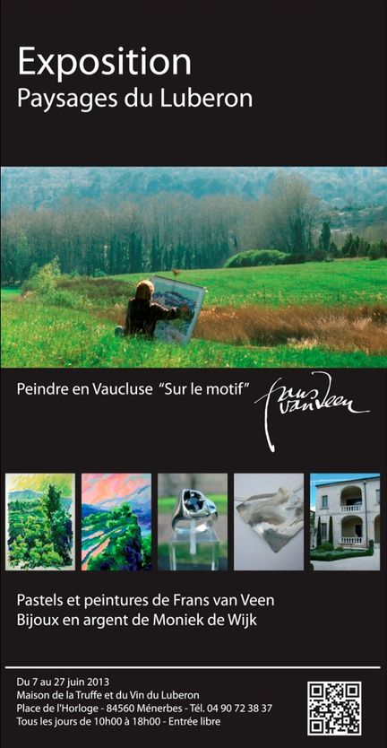 Frans van Veen - artiste peintre - Exposition de juin 2013 à Ménerbes - France