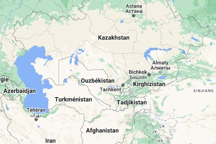 Carte Asie centrale