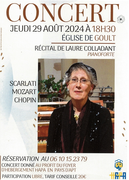 2024 08 29 Goult - Rcital de Laure Colladant, pianoforte