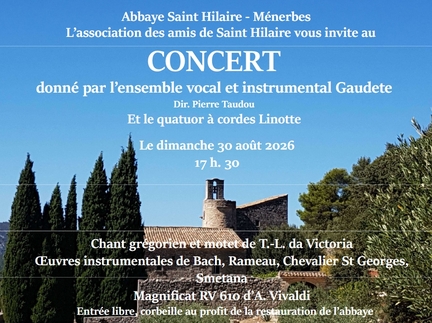 2026.08.30 Abbaye Saint-Hilaire - Concert GAUDETE en cl�ture du stage d'�t�