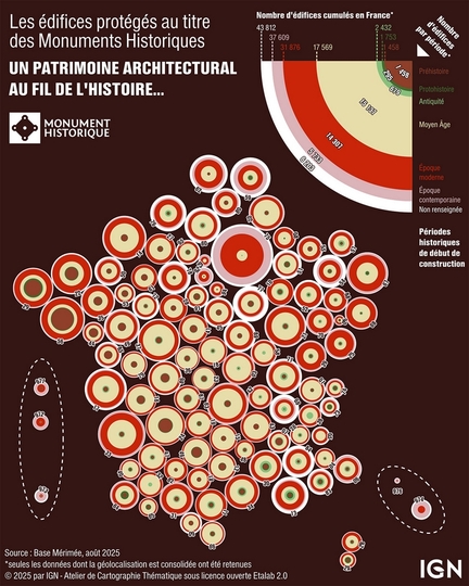 IGN Carte des Monuments Historiques fran�ais