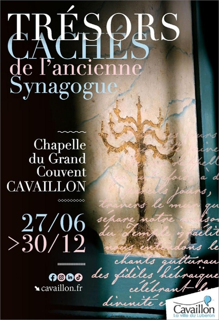 27.06 au 30.12 - Cavaillon: Exposition Tr�sors cach�s de l'ancienne synagogue