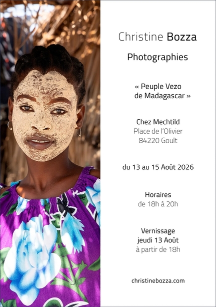 13 au 15.08.2026 - Exposition 'Peuple Vezo de Madagascar' de Christine BOZZA, Photographe, Place de l'Olivier, 84220 Goult