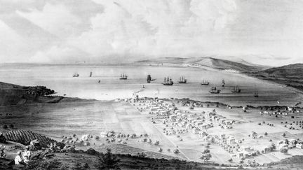 La baie d'Haïfa entre 1883 et 1891