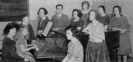 Conservatoire de Musique de Paris - Mme Alem Chéné - Classe préparatoire de piano - 1924