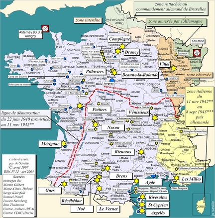 La France des camps durant la Seconde Guerre mondiale