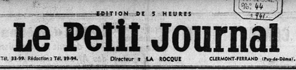 Le Petit Journal, n° 28.485, 6 février 1941