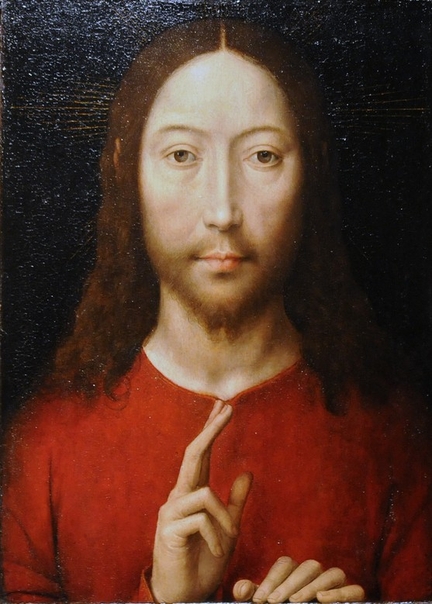 Christ Blessing (1481), huile sur panneau bois, 35,1 x 25,1 cm, Museum Of Fine Arts, Boston - USA